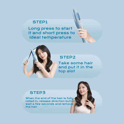 Rotating Curling Iron Styler